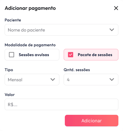 Controle de Pagamentos